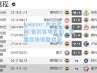 kaiyun·开云官网:里尔客场失利，需要尽快调整状态